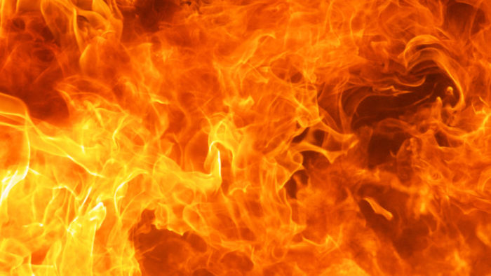 Reddish Orange Flame
